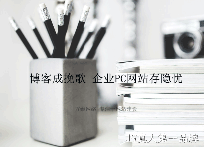 博客成挽歌 企业PC网站存隐忧