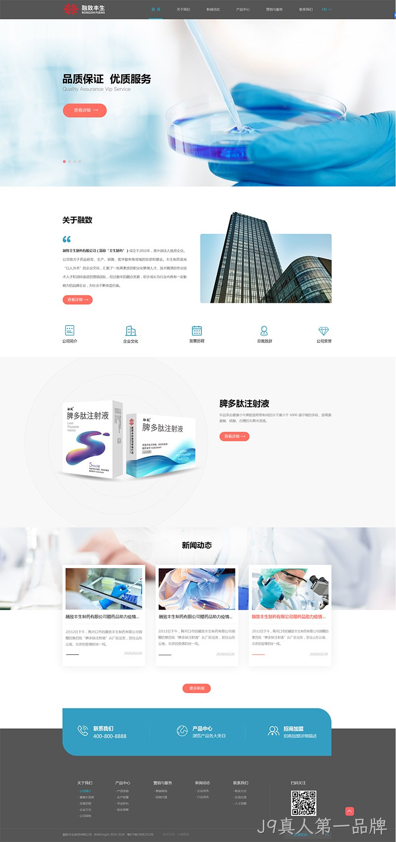 制药网站建设