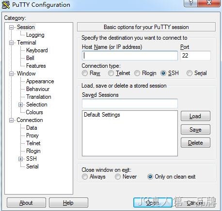 配置服务器putty