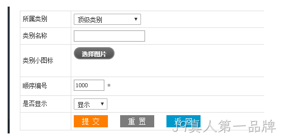 商品类别