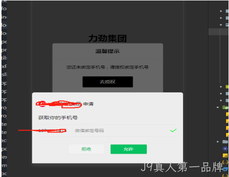获取手机号码