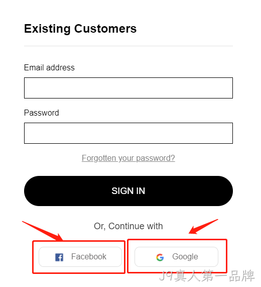 第三方登录facebook-google